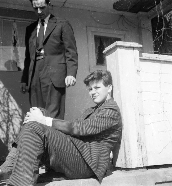 Jag och Bo Unger trappan i Väsby