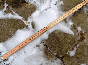 30 cm snö uppmätt i Skåne