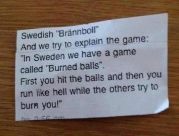 Burned Balls