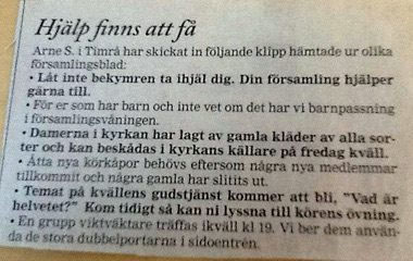 Din församling hjälper dig