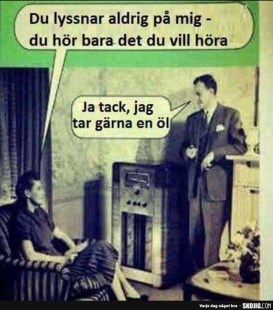 Du lyssan aldrig på mig