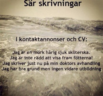 Särskrivning