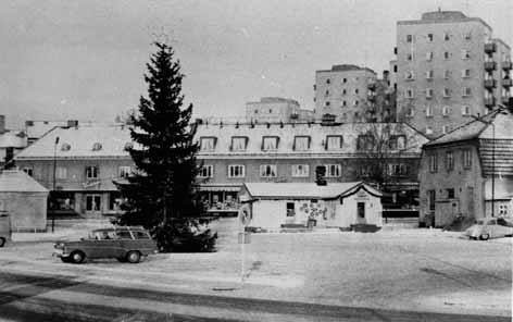 Bild fr torget Hagfors slutet 50-talet