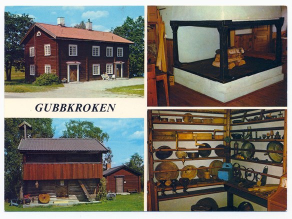 Gubbkroken vykort av Uno Hartling