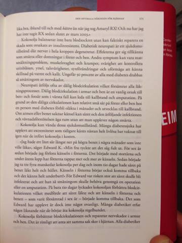 Kokosolja moverkar bensår vid diabetes